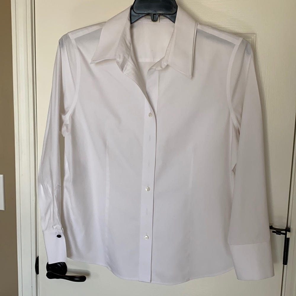 Coldwater Creek No Iron French Cuff Shirt